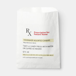 Fun Novelty Rx Verschreibung Label Candy Halloween Geschenktütchen