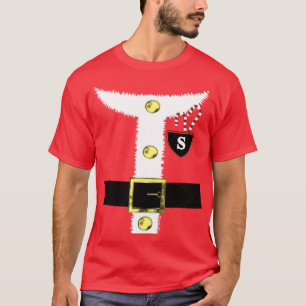 Fun Novelty Weihnachten Weihnachtsmann Kostüm Graf T-Shirt