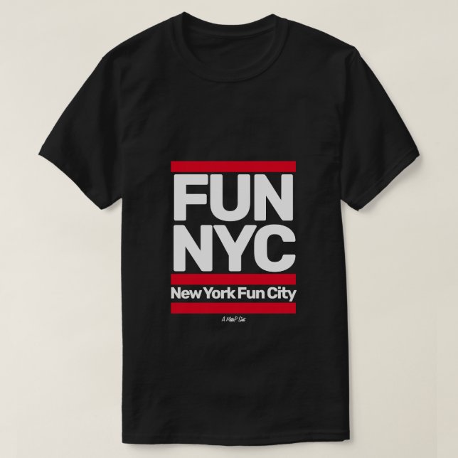FUN/NYC (Fun City) - Ein MisterP-Shirt T-Shirt (Design vorne)