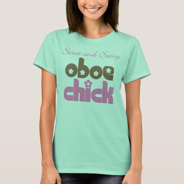 Fun Oboe T - Shirt für Oboist Musician (Vorderseite)