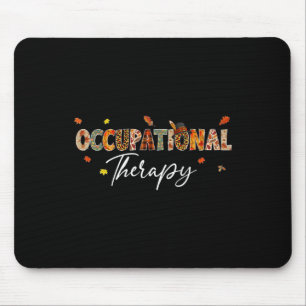 Fun Occupational Therapy Pumpkin Herbst Bäume fall Mousepad