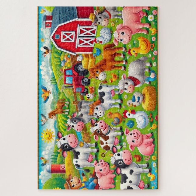 "Fun on Farm" - Jigsaw Puzzle (Vertikal)