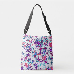 Fun Paint Spritzer Crossbody Tote Bag Tragetaschen Mit Langen Trägern