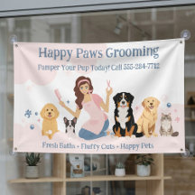 Fun Pampered Pet Dog Groomer Professional Stylist