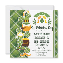 Fun Papercut St. Patrick's Day Leprechauns Beer