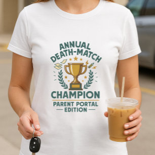 Fun Parent Shirt; Parent Portal Edition School T-Shirt