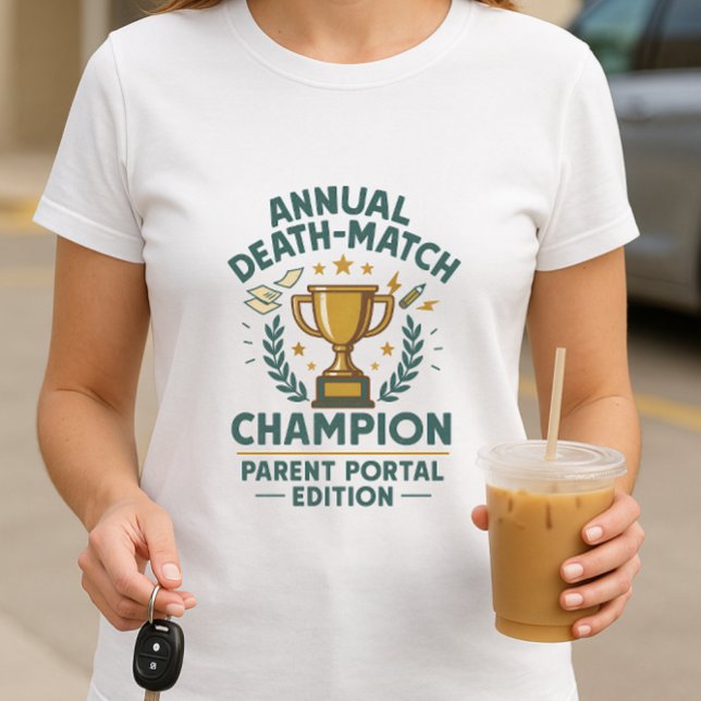 Fun Parent Shirt; Parent Portal Edition School T-Shirt (Von Creator hochgeladen)