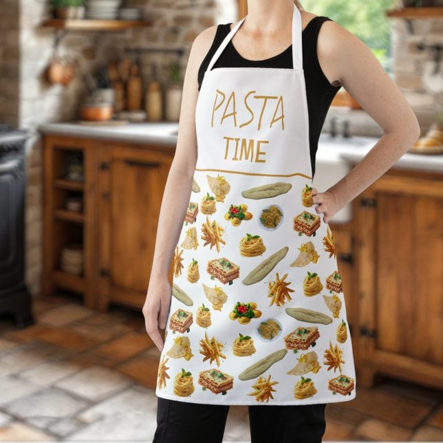 Fun Pasta Varieté-Muster für individuelle Anforder Schürze (template pasta pattern apron)