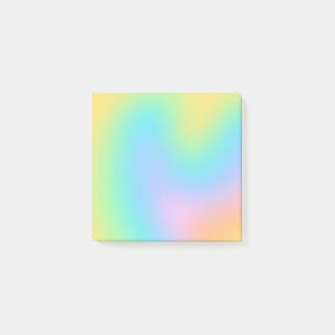 Fun Pastel Rainbow Gradient Postit Notes Post-it Klebezettel