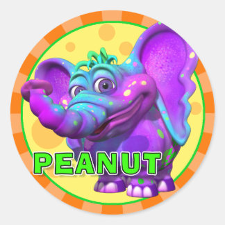 Fun Peanut Stickers