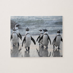 Fun Penguin Bird Naturschutz Kunst, Dichtung und M Puzzle