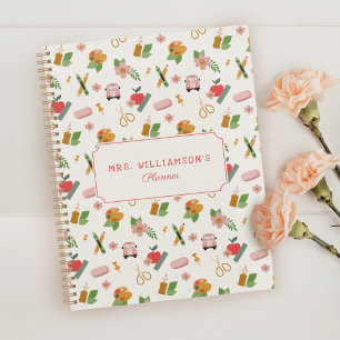 Fun Personalisiert School Teacher Muster Planer