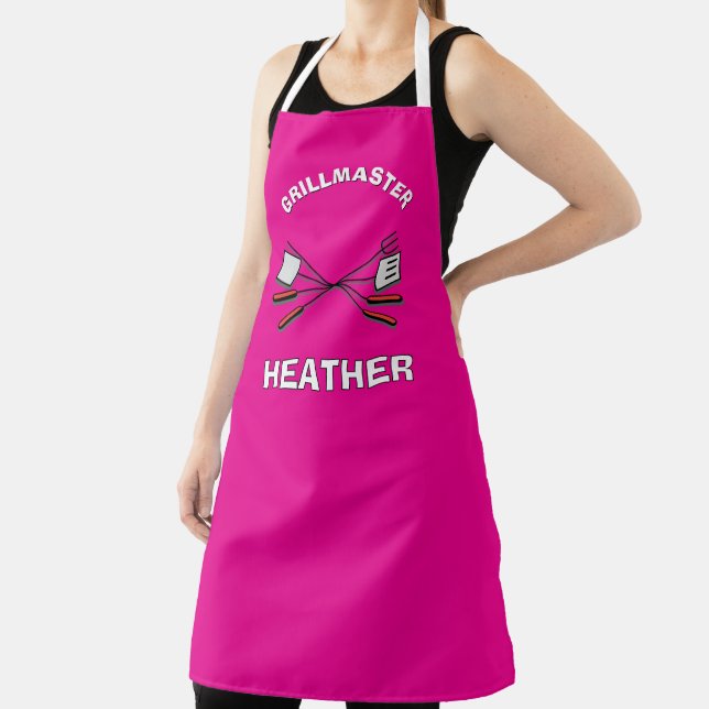 FUN! 🍖 Personalisierte Grillmaster GRILLEN Schürz Schürze (InSitu)