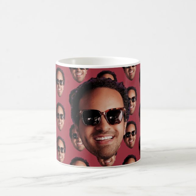 Fun Personalized Face Photo Kaffeetasse (Mittel)