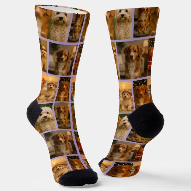 Fun Personalized Photo Socken (Gewinkelt)