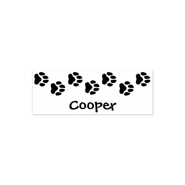 Fun Pet Druckmaschine Briefmarke mit Name Cooper Permastempel (Design)