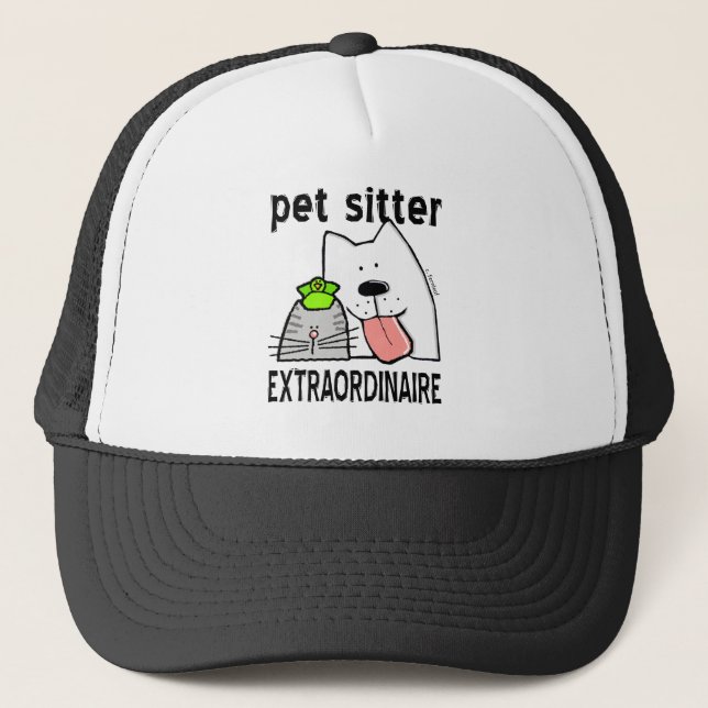 Fun Pet Sitter Extraordinator Truckerkappe (Vorderseite)