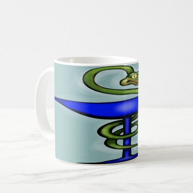 Fun Pharmacy-Logo Kaffeetasse (Vorderseite Links)