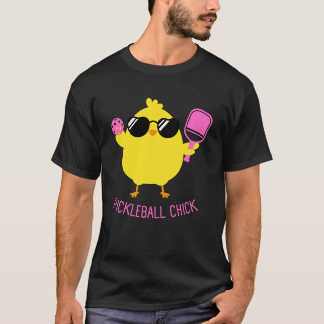 Fun Pickleball Shirts, PICKLEBALL CHICK Pullover H (Vorderseite)