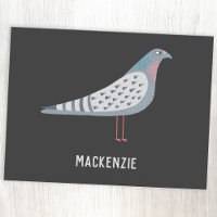 Fun Pigeon Personalisiert Name
