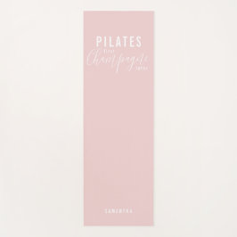 Fun Pilates First Champagne Später Pink Workout Yogamatte