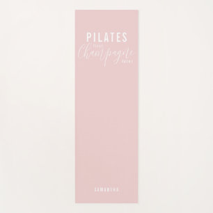 Fun Pilates First Champagne Später Pink Workout Yogamatte