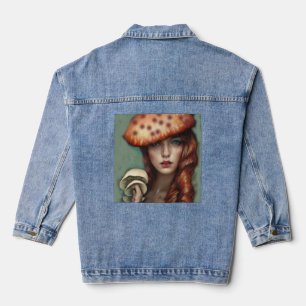 Fun Pilz Lady Blue Denim Jean Jacke Kleidung