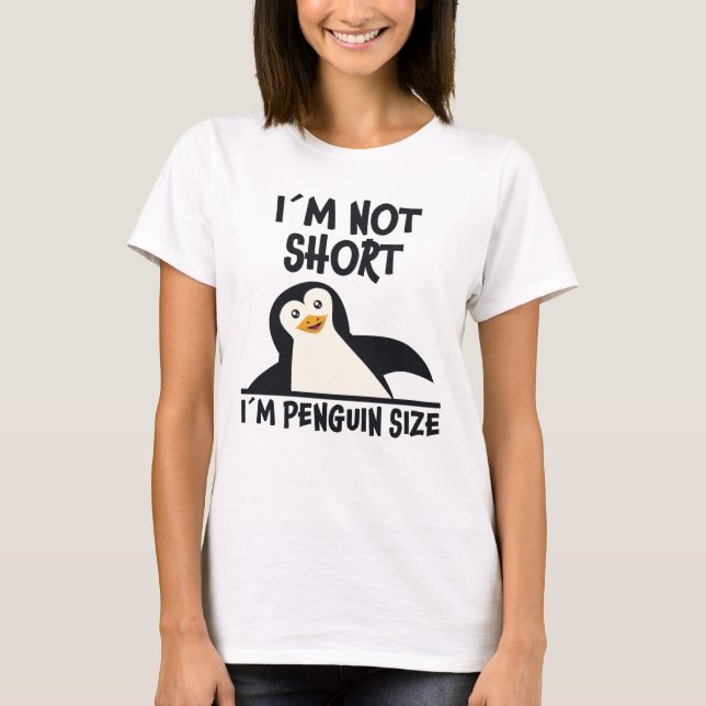 Fun Pinguin Zitat Design wenig Tiny Pinguins Gesch T-Shirt (Vorderseite)