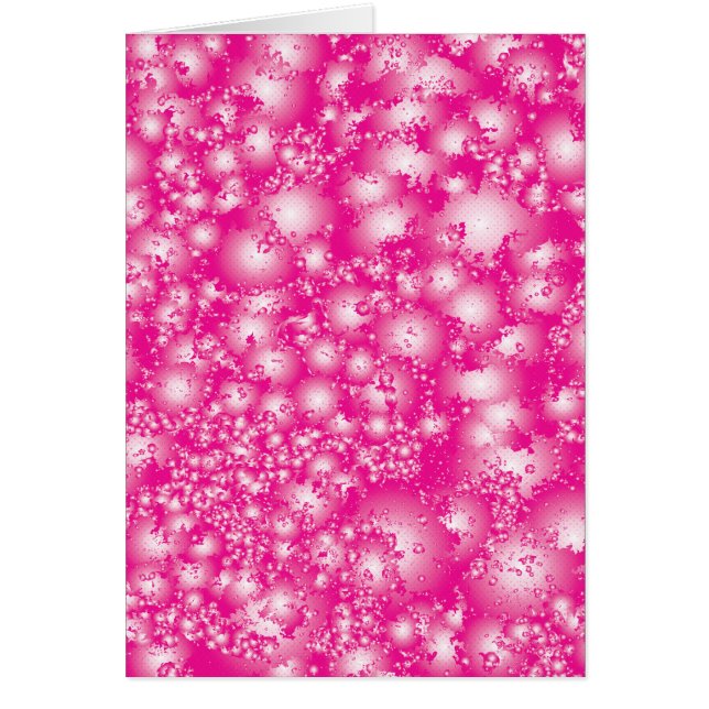 Fun PINK Abstrakt Ink Super Splash Muster (Vorne)