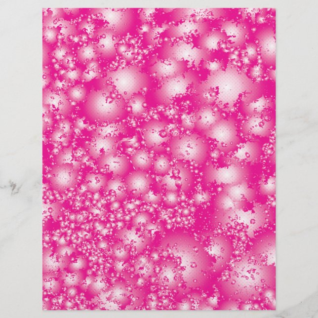 Fun PINK Abstrakt Ink Super Splash Muster (Vorderseite)