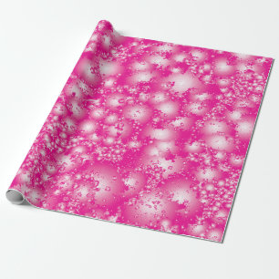Fun PINK Abstrakt Ink Super Splash Muster Geschenkpapier
