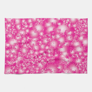Fun PINK Abstrakt Ink Super Splash Muster Handtuch