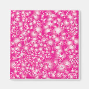 Fun PINK Abstrakt Ink Super Splash Muster Magnet