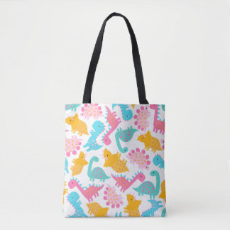 Fun Pink & Aquamarin Dinosaurier Muster