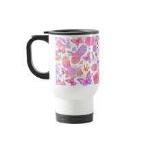 Fun Pink Butterfly, Cupcake, Candy Pattern