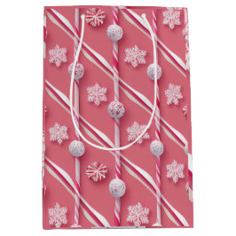 Fun Pink Candy Lane Collection Mittlere Geschenktüte