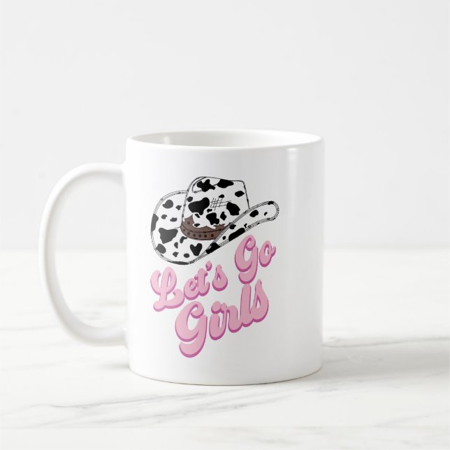Fun Pink Let's Go Girls Country Kaffeetasse (Links)