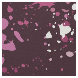 Fun Pink und Lila Paint Spritzer Stoff