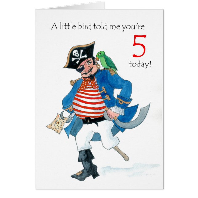 Fun Pirate und Parrot 5. Geburtstag (Vorne)