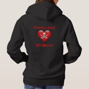 Fun Pirates Liebe Mein Hintern Hoodie