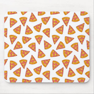 Fun Pizza Slice Pattern Mousepad