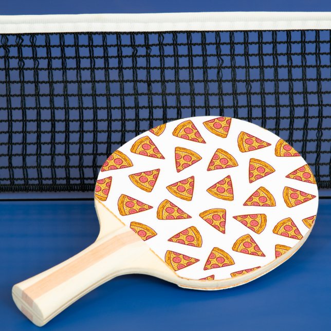 Fun Pizza Slice Pattern Tischtennis Schläger (InSitu)