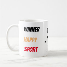Fun player tennis  kaffeetasse