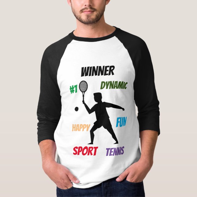 Fun player tennis  T-Shirt (Vorderseite)