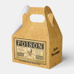 Fun "POISON" Halloween Design Geschenkschachtel