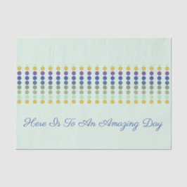 Fun Polka Dot Design Seidenpapier