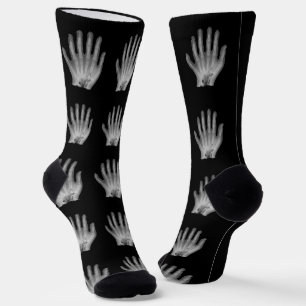 Fun Polydactyl Hand Radiograph Socken