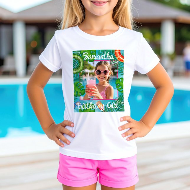Fun Pool Party Guest of Honor T-Shirt (Von Creator hochgeladen)