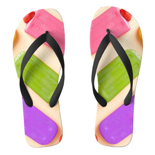 Fun Popsicle, Ice Lolly Flip Flops (Fußbett)