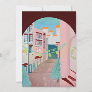 Fun Portugiesisch Feliz Natal Feiertagskarte